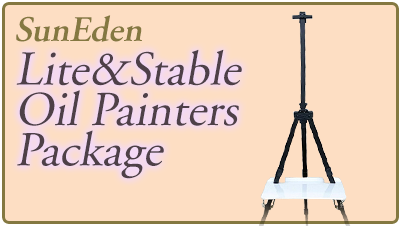 Sun Eden Plein Air Light and Stable Oil Painter's Package